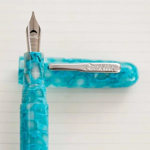 Conklin All American Fountain Pen - Turquoise Serenity - Extra-Fine