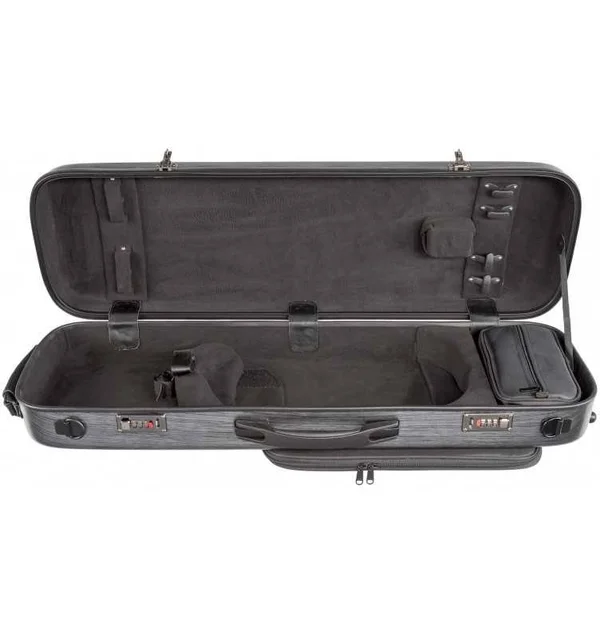 Core CC450 Oblong Scratch-Resistant Violin Case Black