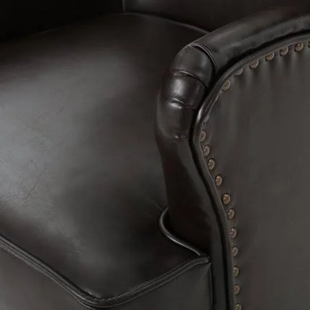 Noble House Wayne High Back Chair - Brown