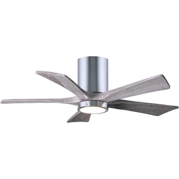 Irene Hugger Ceiling Fan with Light by Matthews Fan Company, Textured Bronze, IR5HLK-TB-BW-60