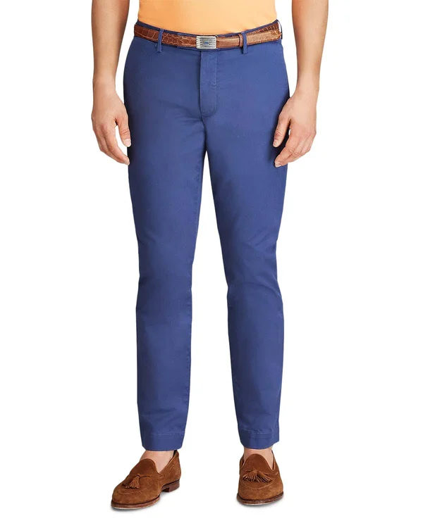 Ralph Lauren Men's Stretch Slim Fit Chino Pant - Size 42 in Light Navy