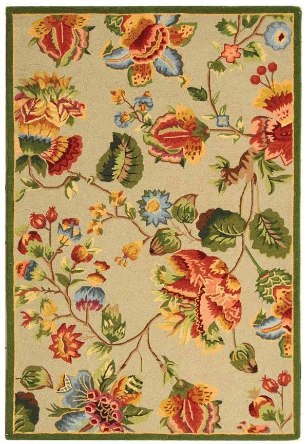 Safavieh Chelsea HK331C Area Rug - Sage - Size: 6 x 9 ft.