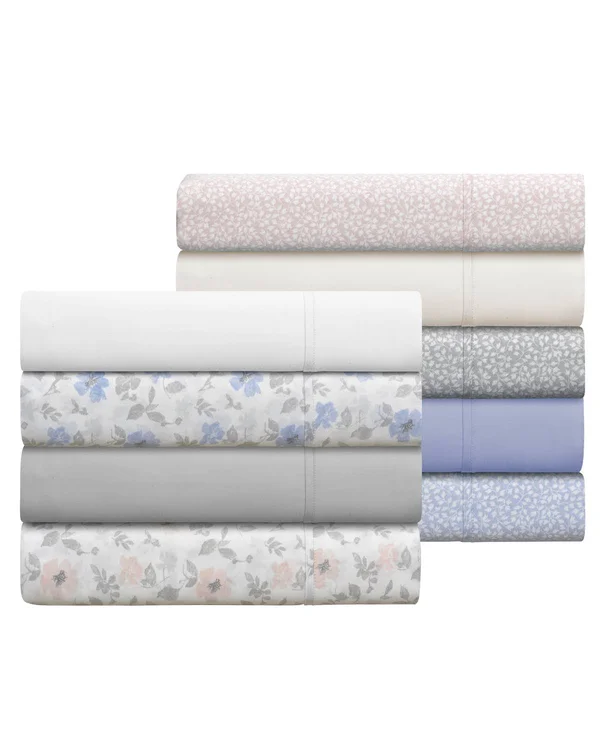 Sunham Avalon 500 TC Sateen 6-Pc Sheet Set Cal-King