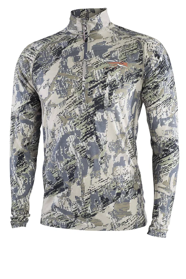 Sitka Merino Core Lightweight Half-Zip-Optifade Open Country-Small