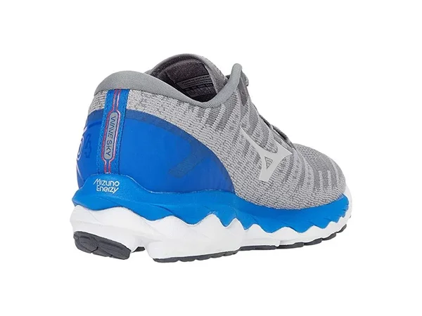 Mizuno Men's Wave Sky 4 Waveknit Running Shoes 13 2E Frost Grey