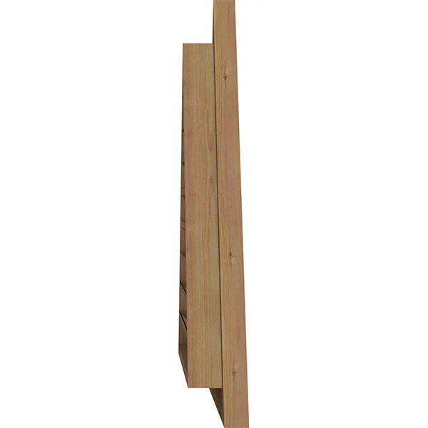 Ekena Millwork GVWTR56X2300RFUWR 56x22W x 23 3/8x22H Triangle Gable Vent (69 3/4x22W x 29 1/8x22H Frame Size) 10/12 Pitch: Unfin