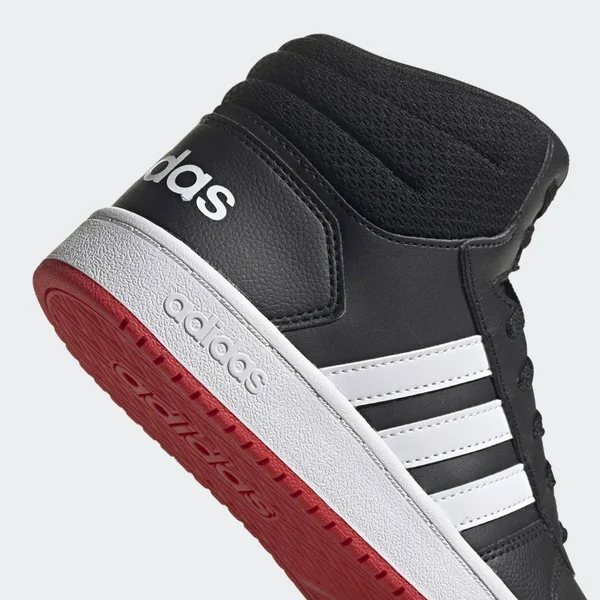 Adidas Hoops Mid 2.0 Kids& Basketball Shoes - Boy's, Size: 6, Black