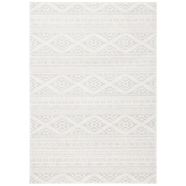 Safavieh Tulum Bora Moroccan Boho Rug - 9& x 9& Square - Ivory/Navy