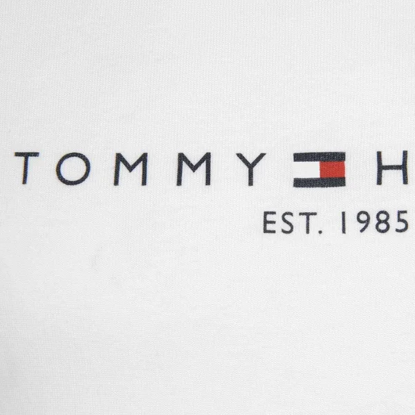 Tommy Hilfiger Boys White Organic Logo T-Shirt