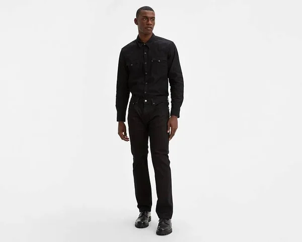 Levi&s Men's 514 Straight Fit Jeans - Black 28x32