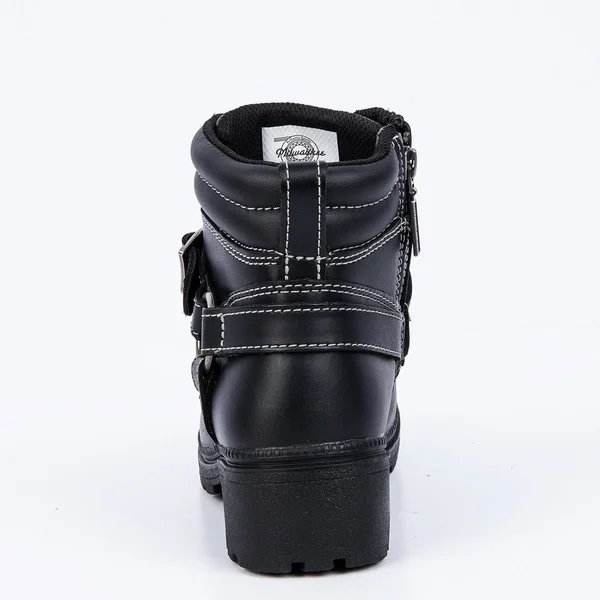 Milwaukee Boots, Paragon, Women, Black, 10