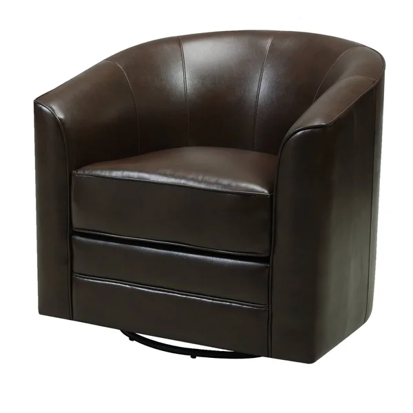 Emerald Home Furnishings Milo Swivel Chair - Brown