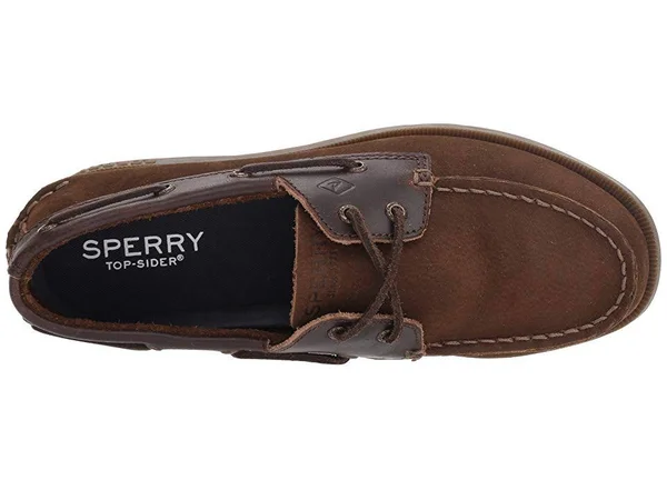 Sperry Top-Sider Boys& Authentic Original Boat Shoe - Size: 11 M, Brown Buck