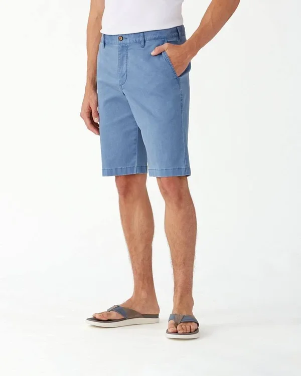 Tommy Bahama Men's Boracay 12-Inch Chino Shorts - Port Side Blue - Size 29