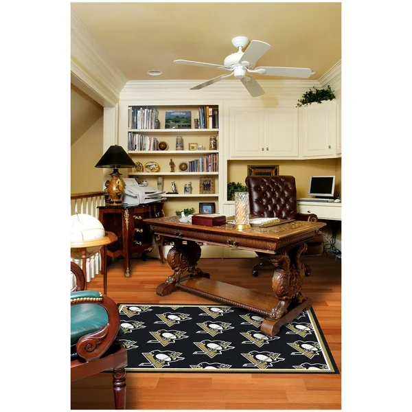 NHL Pittsburgh Penguins 5& 4x22 x 7& 8x22 Repeat Area Rug Multi