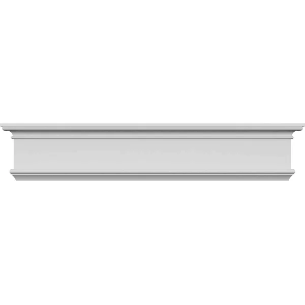 40 inch Bottom Width x 44 3/8 inch Top Width x 8 5/8 inchh x 3/8 inchp Bedford Crosshead