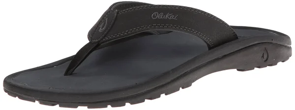 Olukai Men's Ohana Black, Dark Shadow, 8