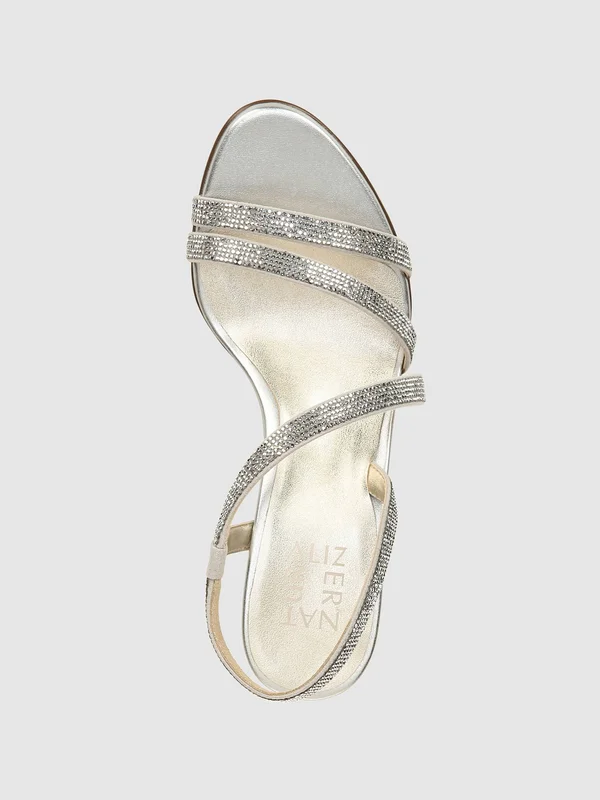 Naturalizer Vanessa Silver Microfiber, Women's, Size: 5