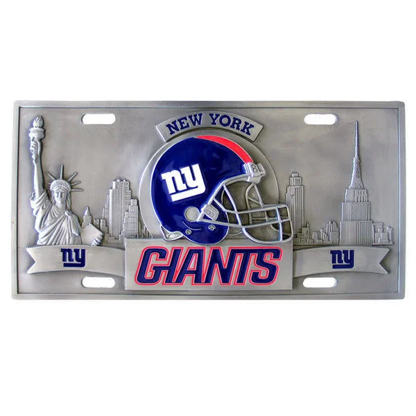 New York Giants Collector&s License Plate