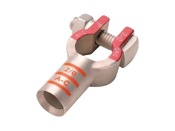 Eco-Max 058420-1 Battery Terminal, Straight, 1 to 2 Ga, pk5