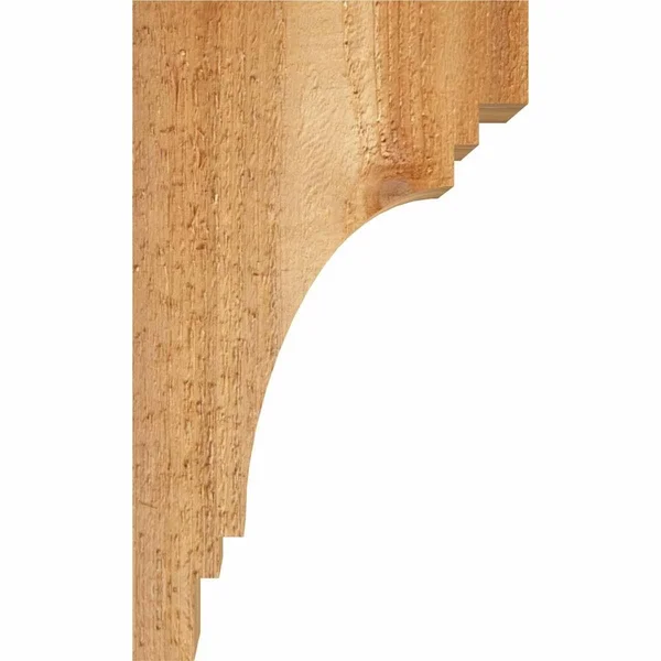 6x22W x 10x22D x 18x22H Pescadero Rough Sawn Corbel, Western Red Cedar
