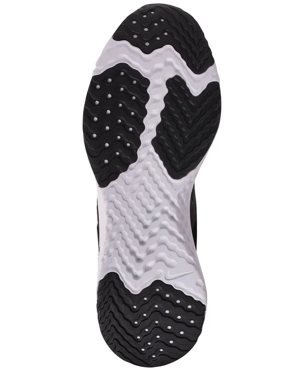 Nike Women's Odyssey React Flyknit 2 Running Shoes (6.5, Black/White)