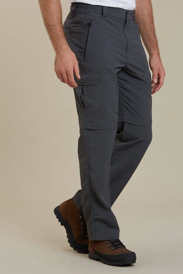 Mountain Warehouse Explore Convertible Mens Pants - Grey - Size W44
