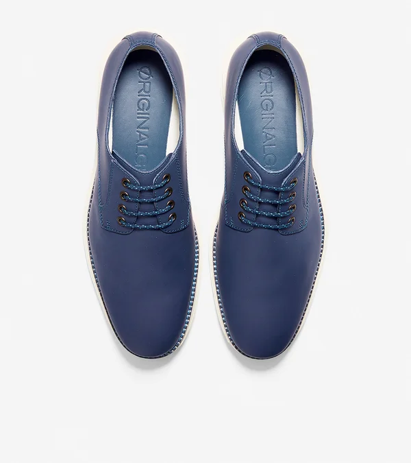 Men's Cole Haan Original Grand Plain Toe Oxford - Size: 8, Blue