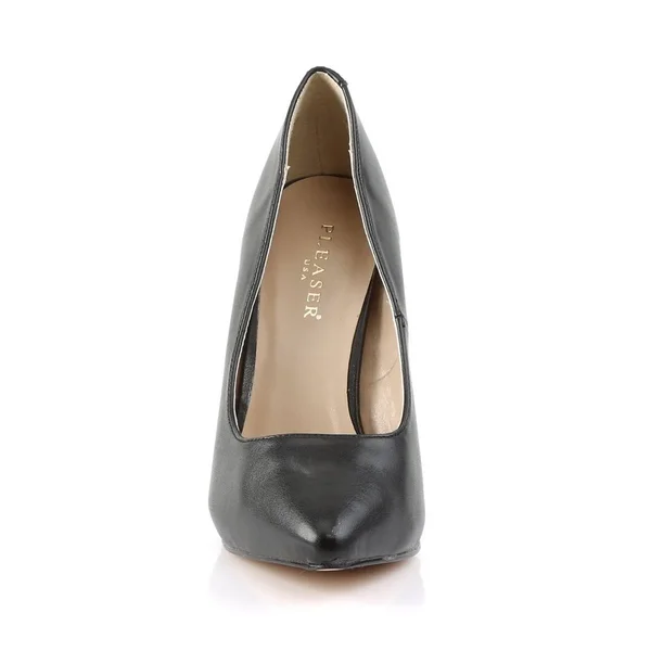 Pleaser - AMUSE-20 6, Cream Patent