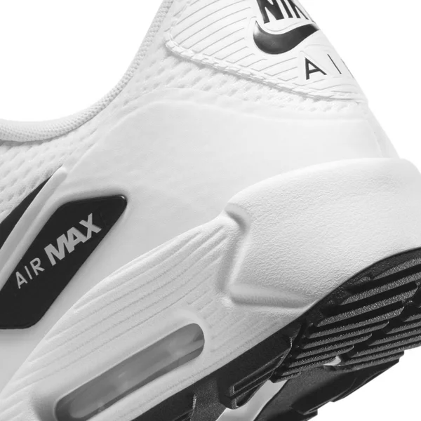 Nike Air Max 90 G Spikeless Golf Shoes Size 10.5, White/Black