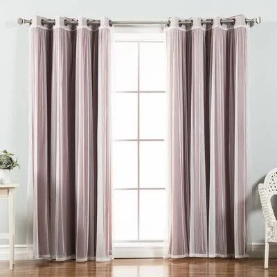 Brunilda Solid Blackout Thermal Grommet Curtain Panels Curtain Color: Burgundy, Size per Panel: 52x22W x 84x22L