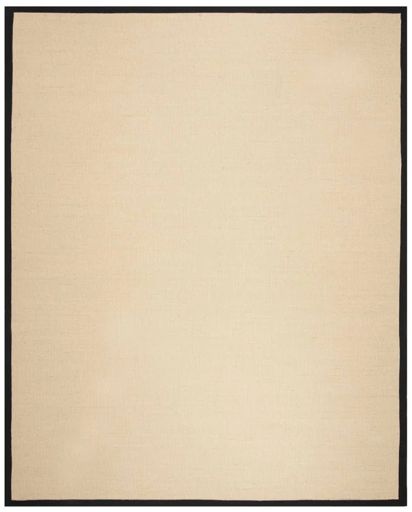 Safavieh NF131A Natural Fiber Beige - Black Area Rug - 8& x 10&