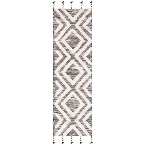 Safavieh Kenya Rug Collection KNY331Z - Black - Ivory - 4& x 6&