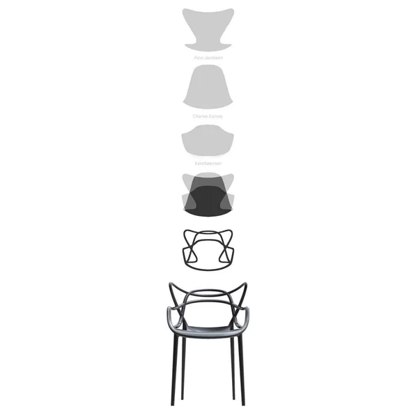 Kartell - Masters Chair, Black