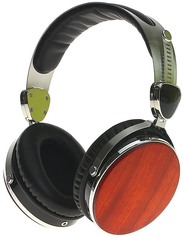 Symphonized Wraith 2.0 Over-Ear Headphones with Mic - Cherry