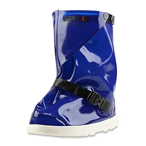 Servus Boots: Men's IT12PT17 Blue Waterproof Processing Overboot