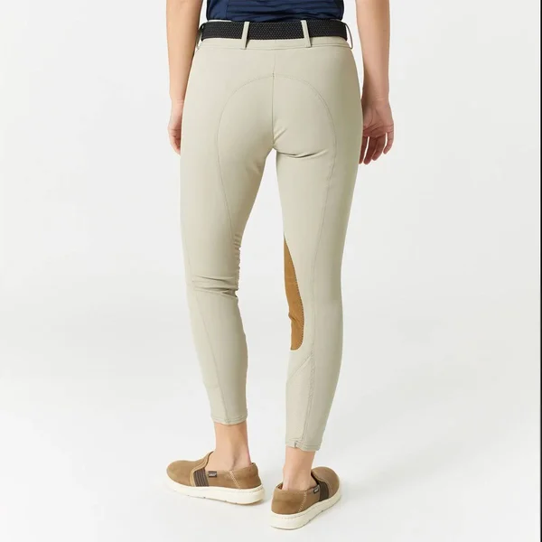 RJ Classics Gulf Low Rise Front Zip Breeches - Sand/Brown