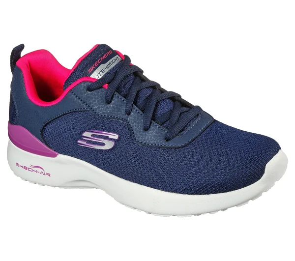 Skechers Skech-Air Dynamight - Radiant Choice Navy - Pink - Size 6.5