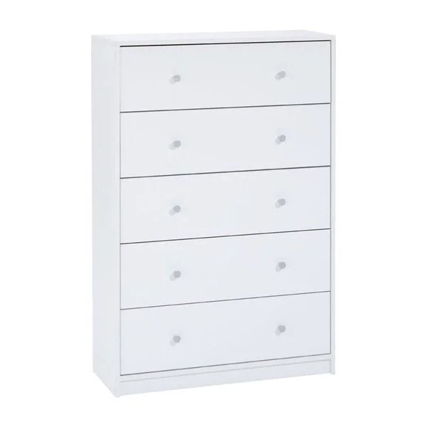 Home Square 4 Piece Bedroom Set in White - 2134882-PKG