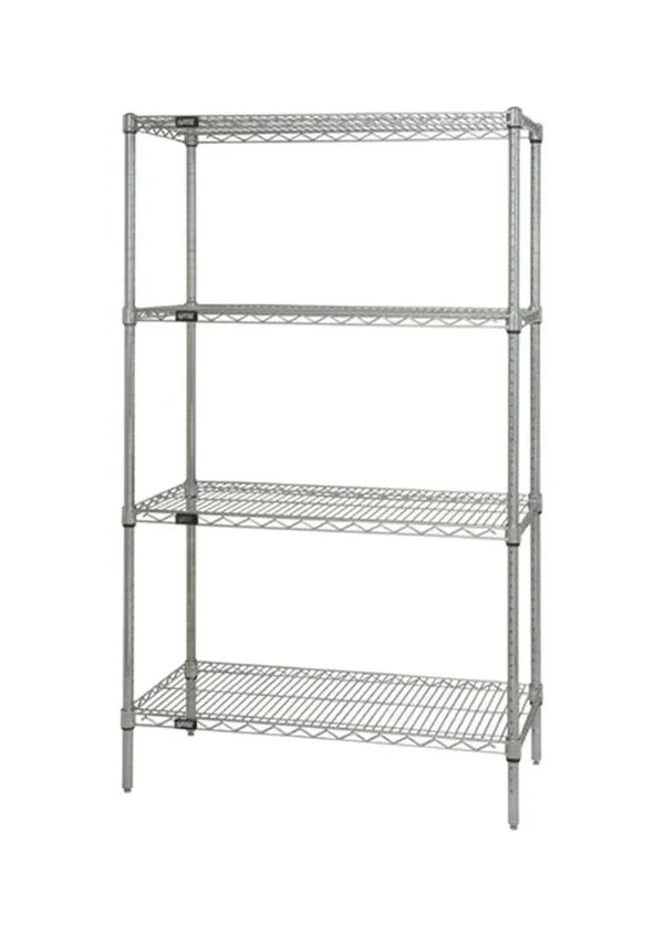 Quantum Wire 4-Shelf Starter Unit - 18x22 x 36x22 x 54x22 - Chrome