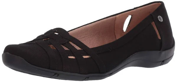LifeStride Women's Diverse Flat 8 Black