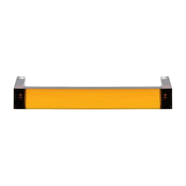 Kartell Rail 17.72 inch by Laufen Transparent Sunset Blue Towel Rack