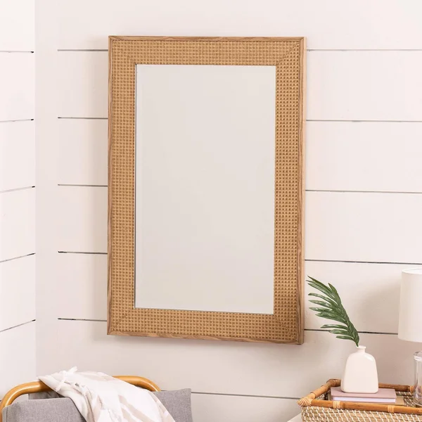 Cooper Classics Calico Woven Wall Mirror