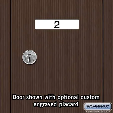 Salsbury Industries 3506ZSP Vertical Mailbox - Surface, 6 Doors, Bronze