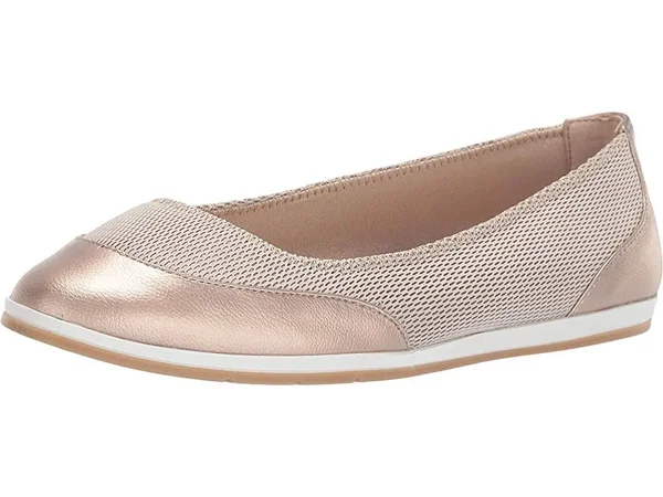 Women's Aerosoles Get Smart Ballet Flat - Size: 5.5, Gold