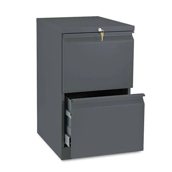 HON Brigade Mobile Pedestal - File/File, Charcoal, 19-7/8x22D