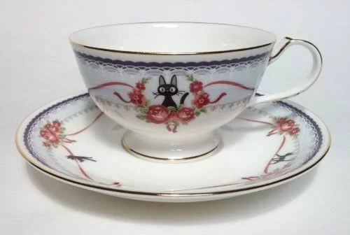Noritake Kiki's Delivery Service Jiji Tea Cup Sorcerer Blue from Japan New