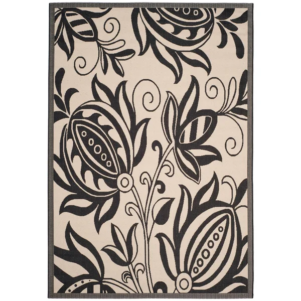 Safavieh Courtyard CY2961-3409 2&3x22 x 14&0x22 Runner Chocolate, Natural Area Rug