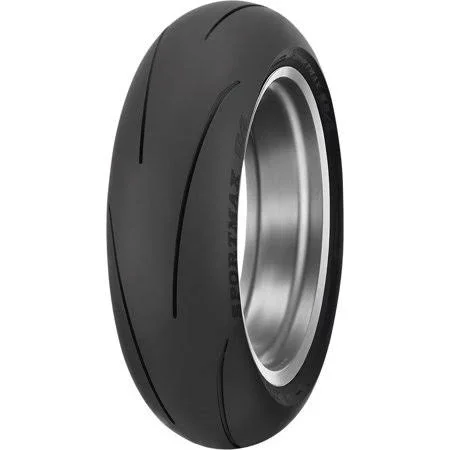 Dunlop Sportmax Q4 Rear Tire 190/55ZR17 (75w) (45233074), Black