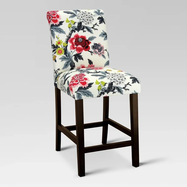 25.5x22 Avington Counter Height Stool Candid Moment Black - Threshold
